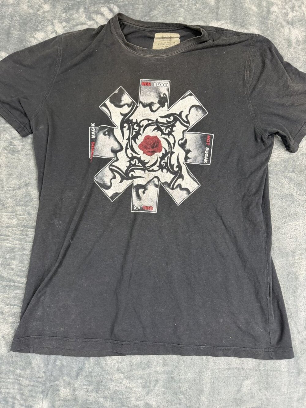 Red Hot Chili Peppers Tour 2017 Black T-Shirt Size L